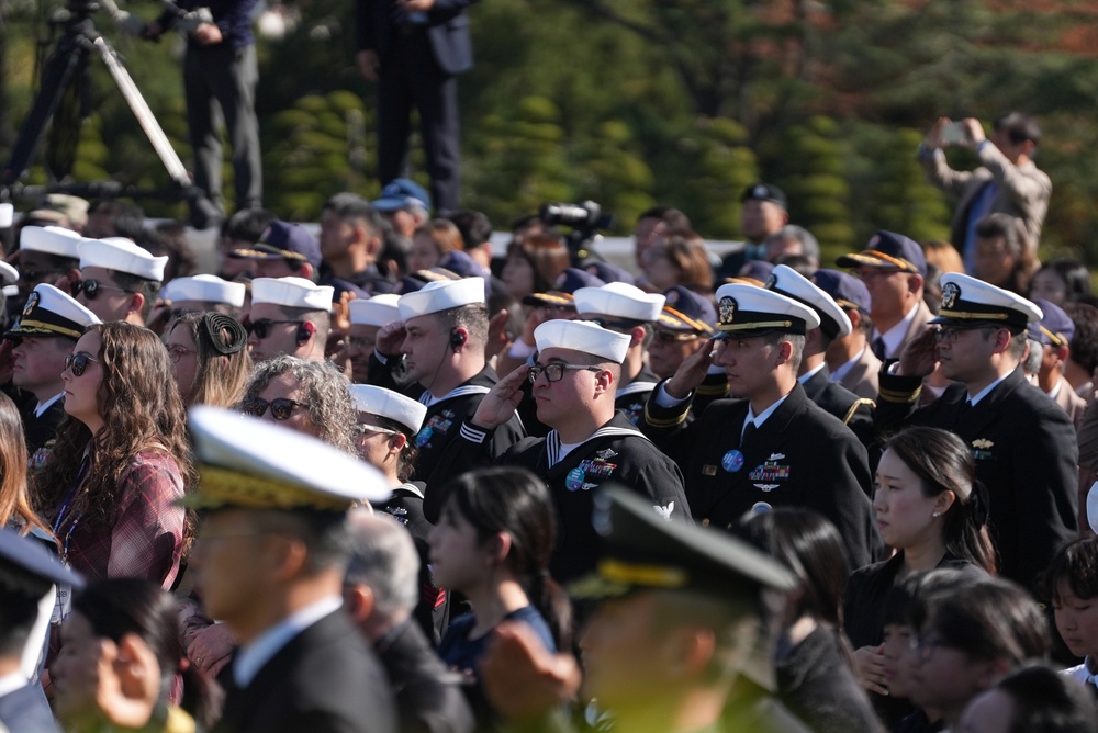 CNFK Sailors attend Turn Toward Busan at UN Memorial Cemetery-Korea