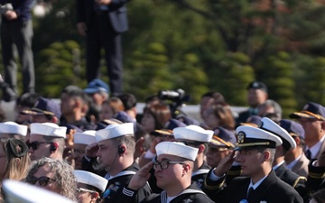 CNFK Sailors attend Turn Toward Busan at UN Memorial Cemetery-Korea