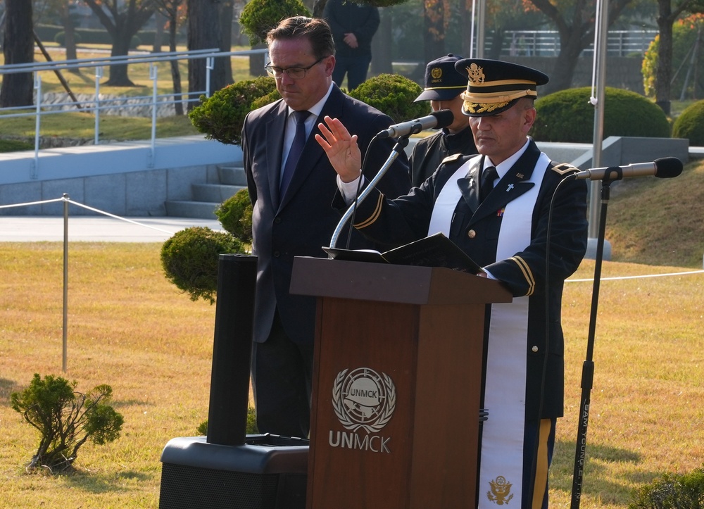 Internment Ceremony Held at UN Memorial Cemetery For Veteran of the Korean War