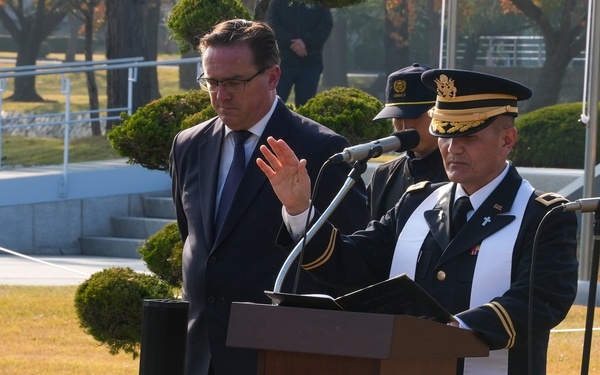 Internment Ceremony Held at UN Memorial Cemetery For Veteran of the Korean War