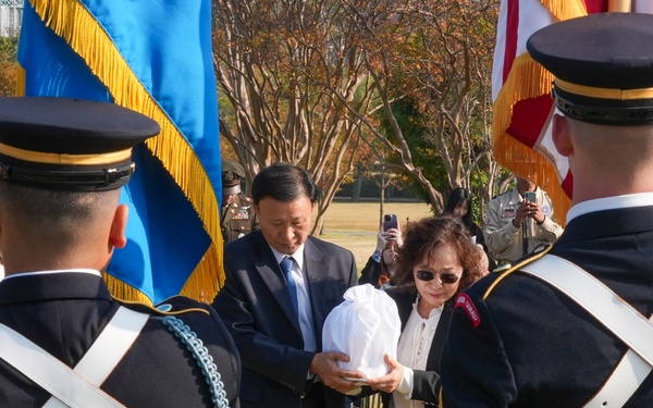 Internment Ceremony Held at UN Memorial Cemetery For Veteran of the Korean War
