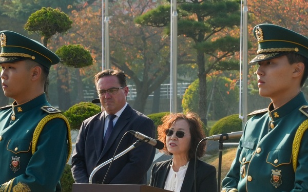 Internment Ceremony Held at UN Memorial Cemetery For Veteran of the Korean War