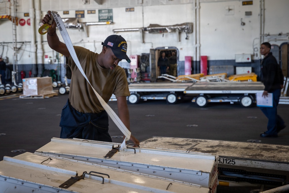 Abraham Lincoln conducts routine operations