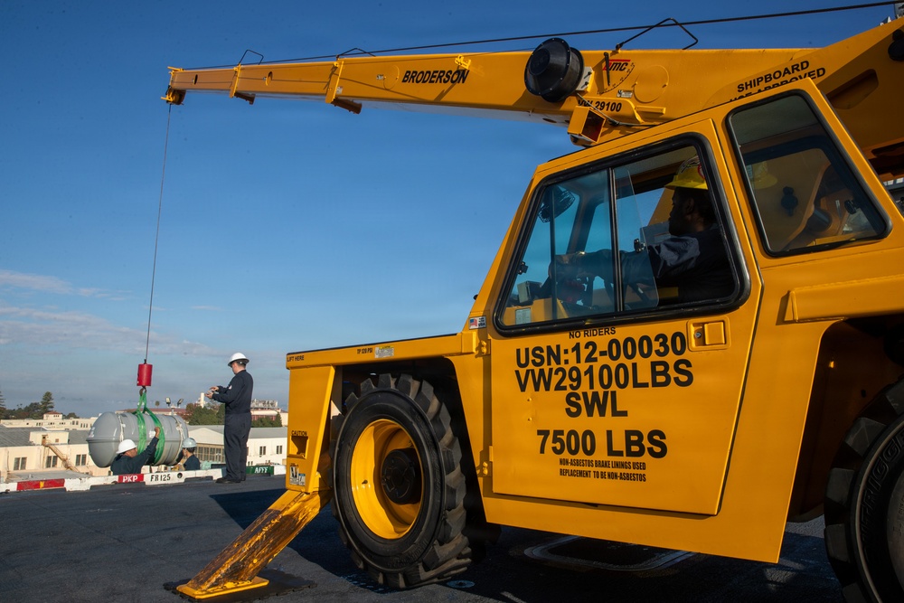 Abraham Lincoln conducts routine operations