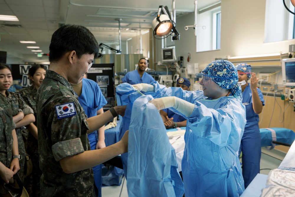 Republic of Korea Military Nursing Academy Cadet Visit 2025