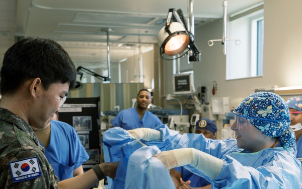 Republic of Korea Military Nursing Academy Cadet Visit 2025