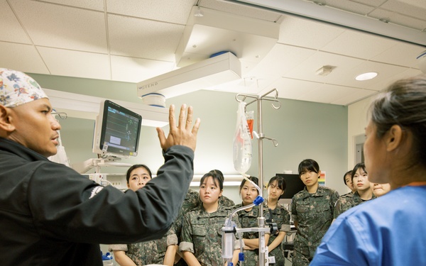 Republic of Korea Military Nursing Academy Cadet Visit 2025