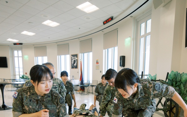 Republic of Korea Military Nursing Academy Cadet Visit 2025