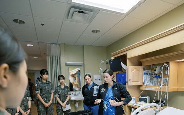 Republic of Korea Military Nursing Academy Cadet Visit 2025