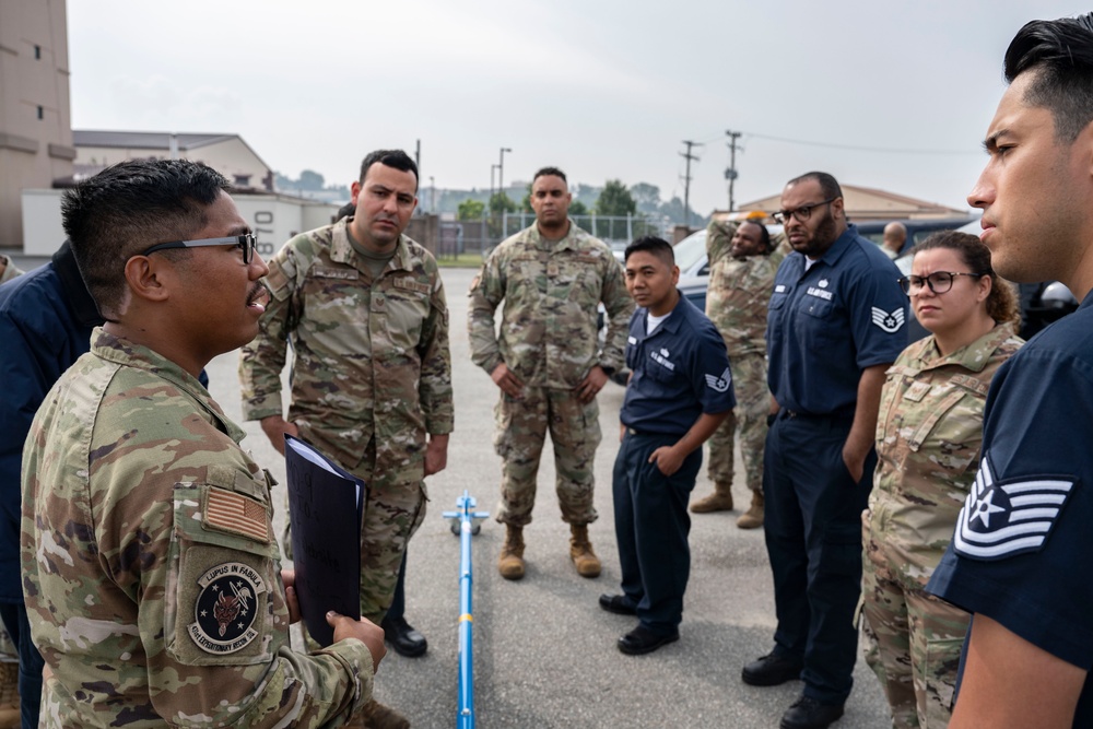 431st ERS trains Osan on MQ-9 recovery operations