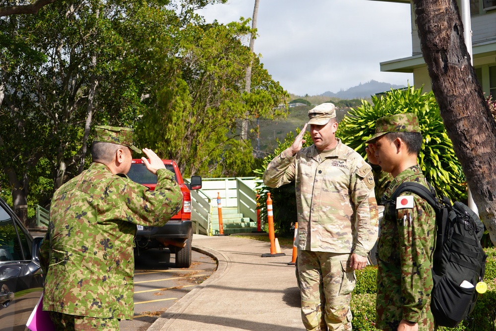 3MDTF hosts JGSDF leadership at Fort Shafter