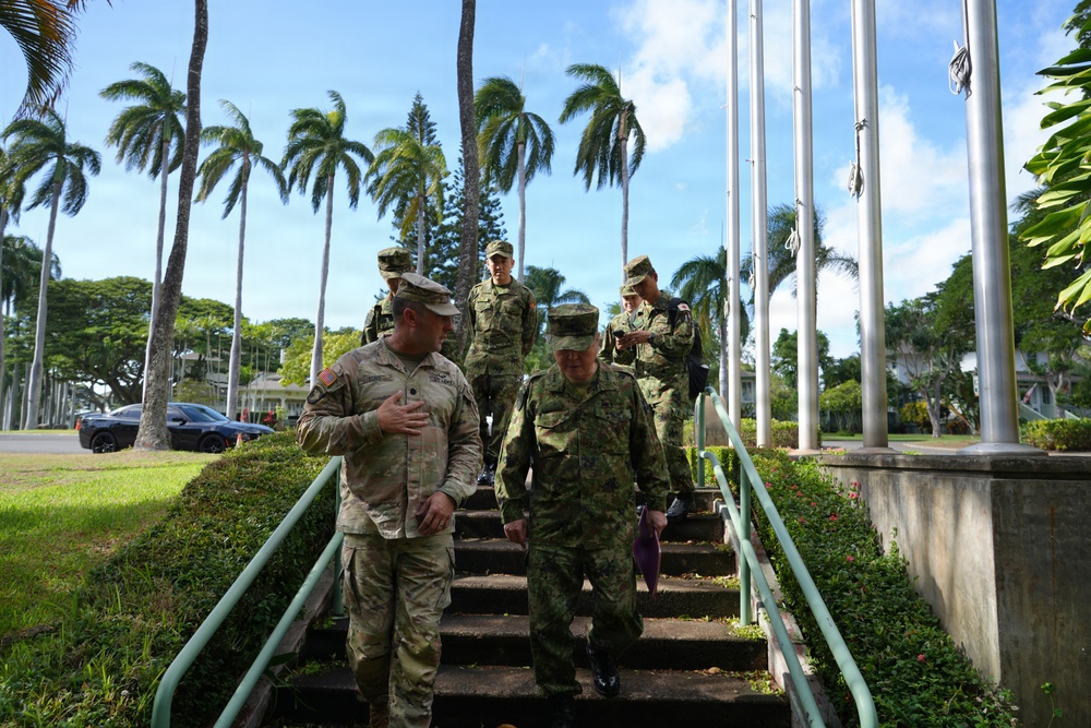3MDTF hosts JGSDF leadership at Fort Shafter