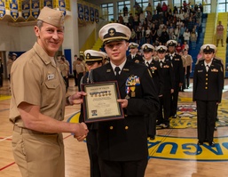 Sigonella Middle High School Junior ROTC Cadet receives Legion of Valor Bronze