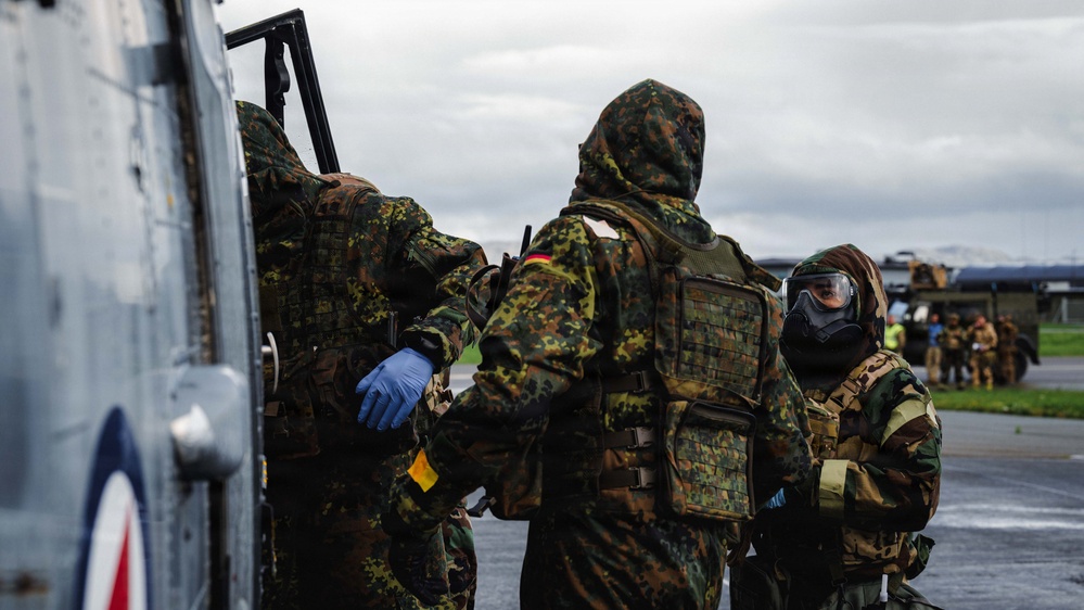 Emergency Egress: USAF, foreign partners tackle CBRN hazards during Toxic Trip 25