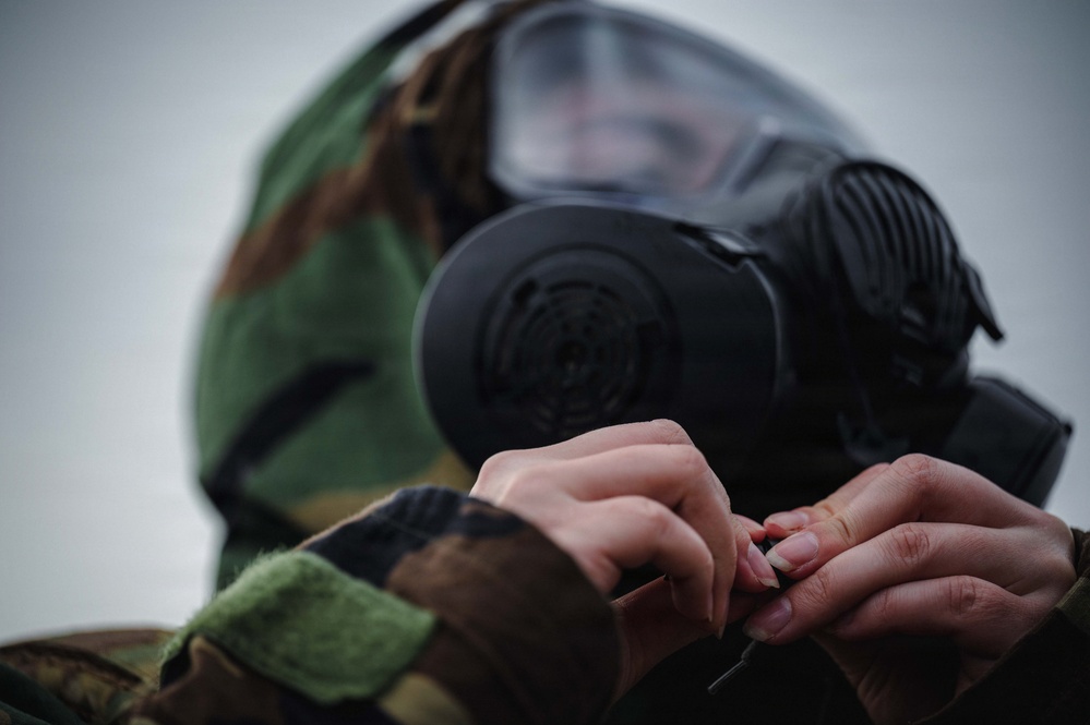 Emergency Egress: USAF, foreign partners tackle CBRN hazards during Toxic Trip 25