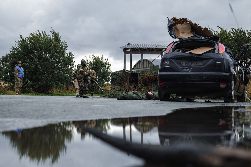 Emergency Egress: USAF, foreign partners tackle CBRN hazards during Toxic Trip 25