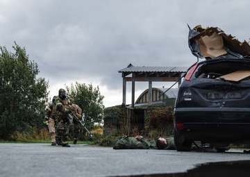 Emergency Egress: USAF, foreign partners tackle CBRN hazards during Toxic Trip 25