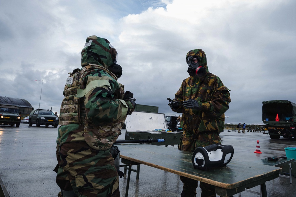 Emergency Egress: USAF, foreign partners tackle CBRN hazards during Toxic Trip 25