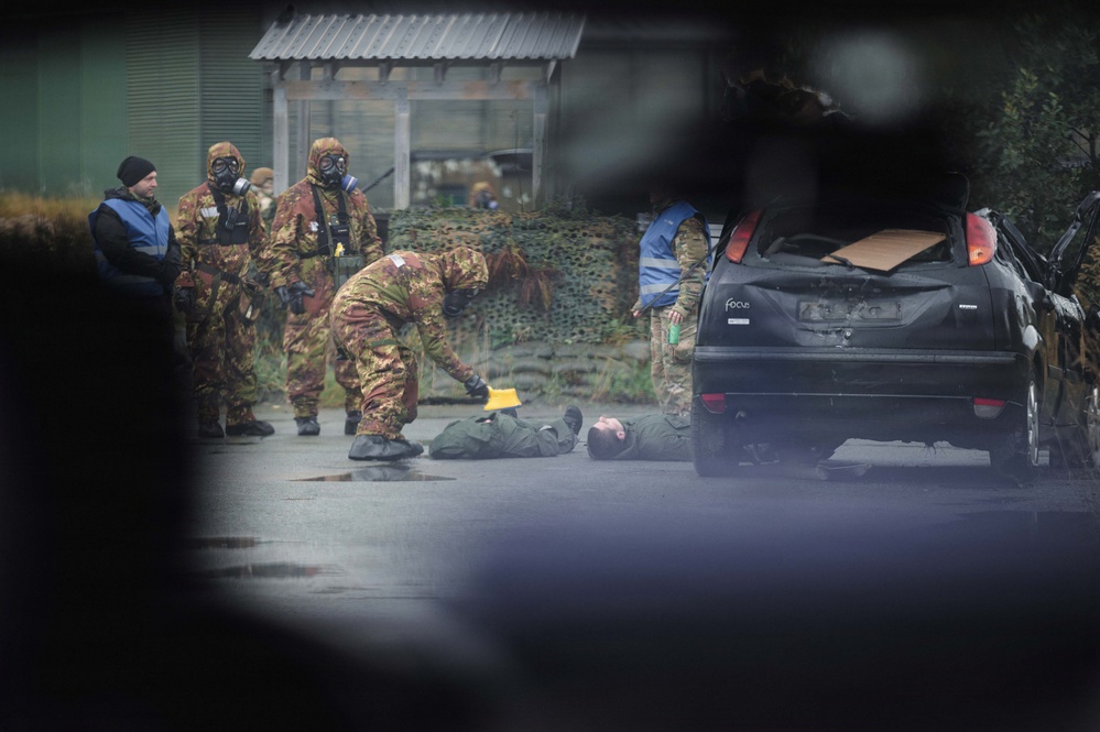 Emergency Egress: USAF, foreign partners tackle CBRN hazards during Toxic Trip 25