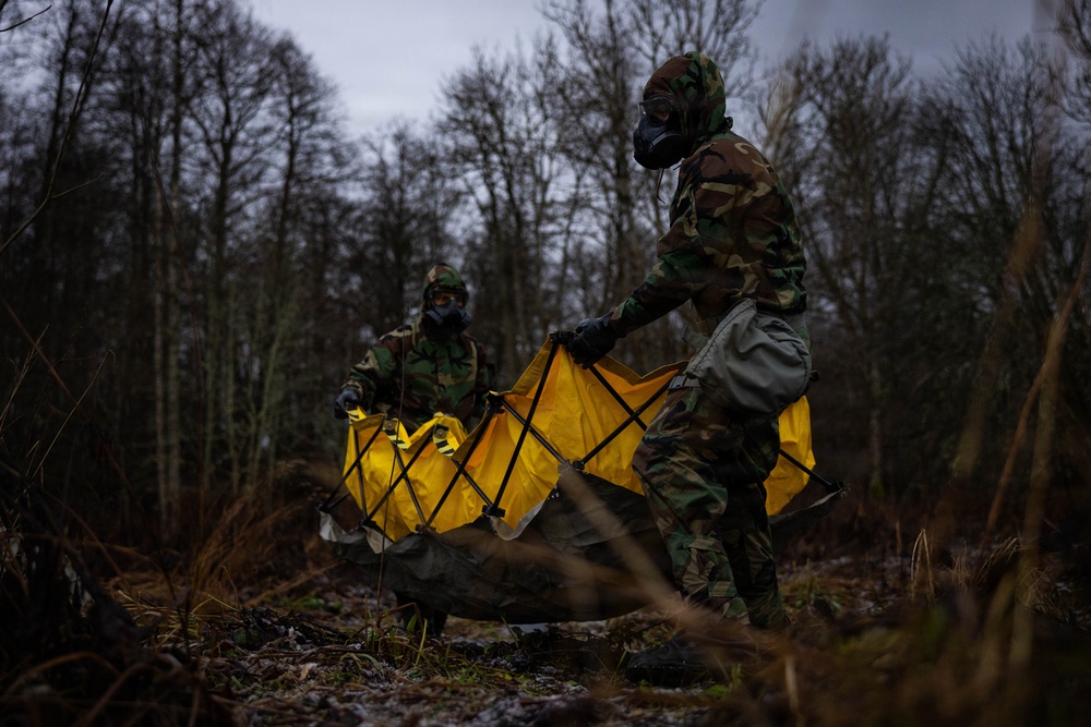 U.S. Marines, Sailors execute FEX to evaluate CBRN response