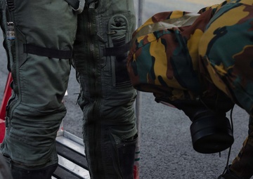 Mission Partners decon in CBRN exercise TT25