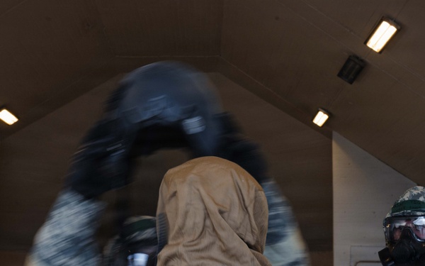 Mission Partners decon in CBRN exercise TT25