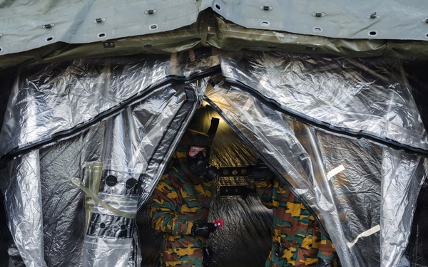 Mission Partners decon in CBRN exercise TT25