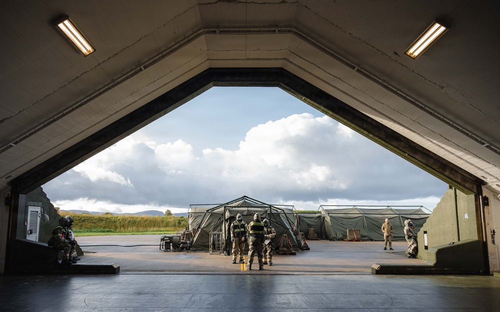 Mission Partners decon in CBRN exercise TT25