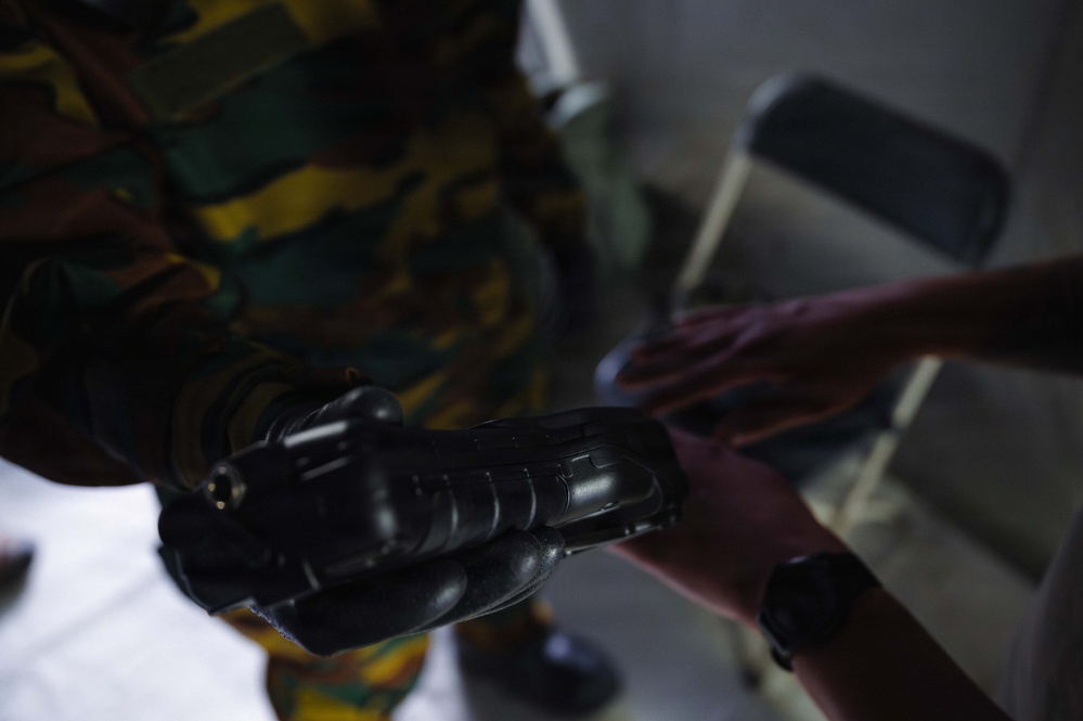 Mission Partners decon in CBRN exercise TT25