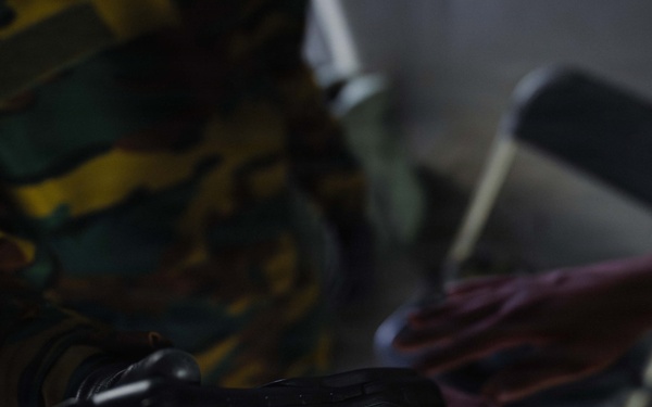 Mission Partners decon in CBRN exercise TT25