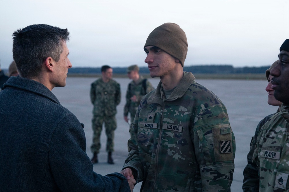 ASW Zimmerman and USAREUR-AF visits 3rd CAB, 3rd ID