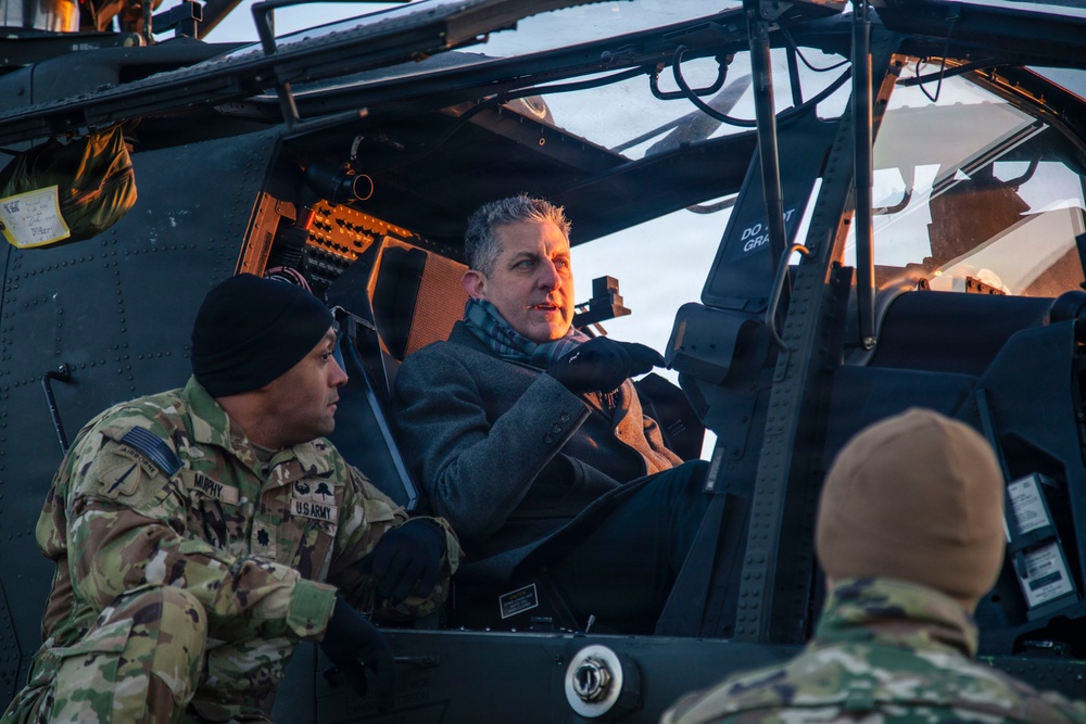 ASW Zimmerman and USAREUR-AF visits 3rd CAB, 3rd ID