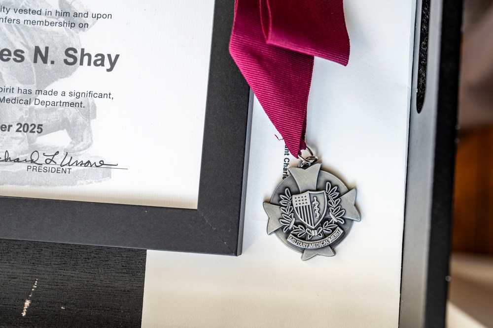 WWII Combat Medic Charles Shay Receives the Order of Military Medical Merit