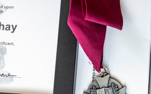 WWII Combat Medic Charles Shay Receives the Order of Military Medical Merit