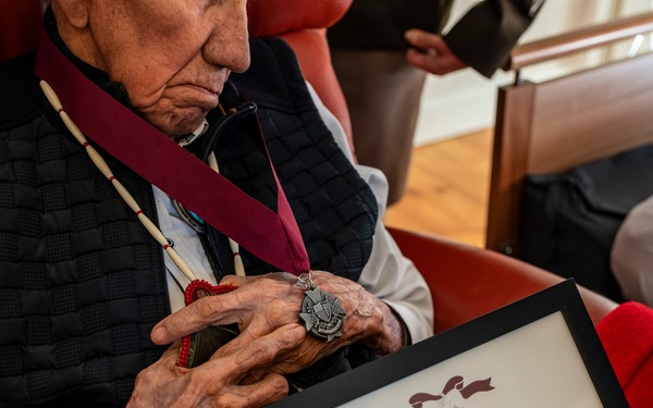 WWII Combat Medic Charles Shay Receives the Order of Military Medical Merit