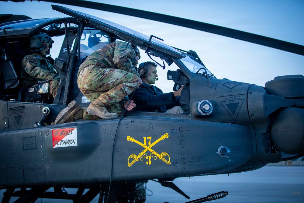 ASW Zimmerman and USAREUR-AF visits 3rd CAB, 3rd ID