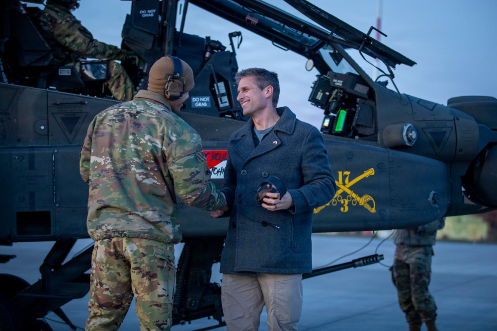 ASW Zimmerman and USAREUR-AF visits 3rd CAB, 3rd ID
