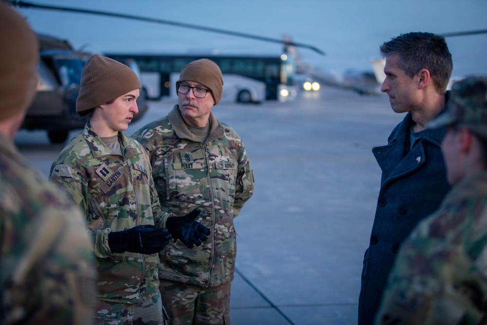 ASW Zimmerman and USAREUR-AF visits 3rd CAB, 3rd ID