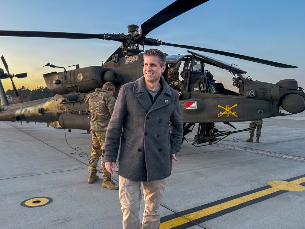 ASW Zimmerman and USAREUR-AF visits 3rd CAB, 3rd ID