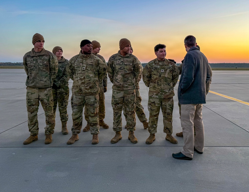 ASW Zimmerman and USAREUR-AF visits 3rd CAB, 3rd ID