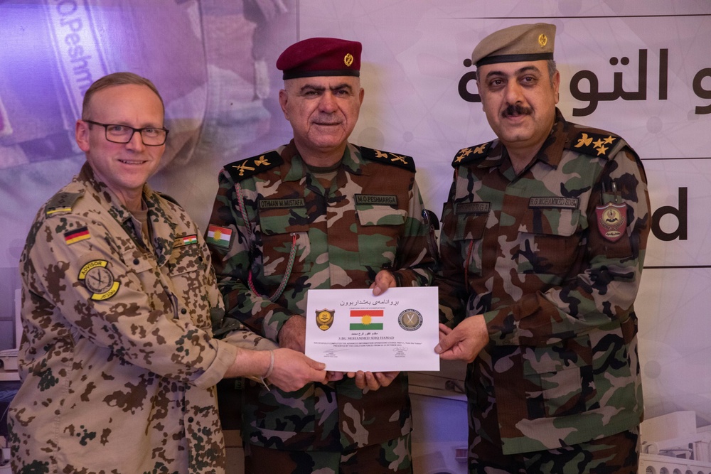 Coalition Forces Conduct an Information Operations Train-the-Trainer Course with the Peshmerga