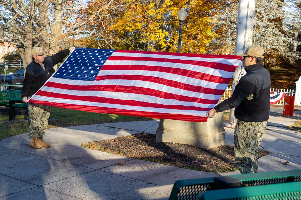 PNSY Retire Flag Jeffrey Fendick