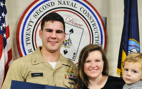Ensign Graves Earns Information Warfare Officer Designation