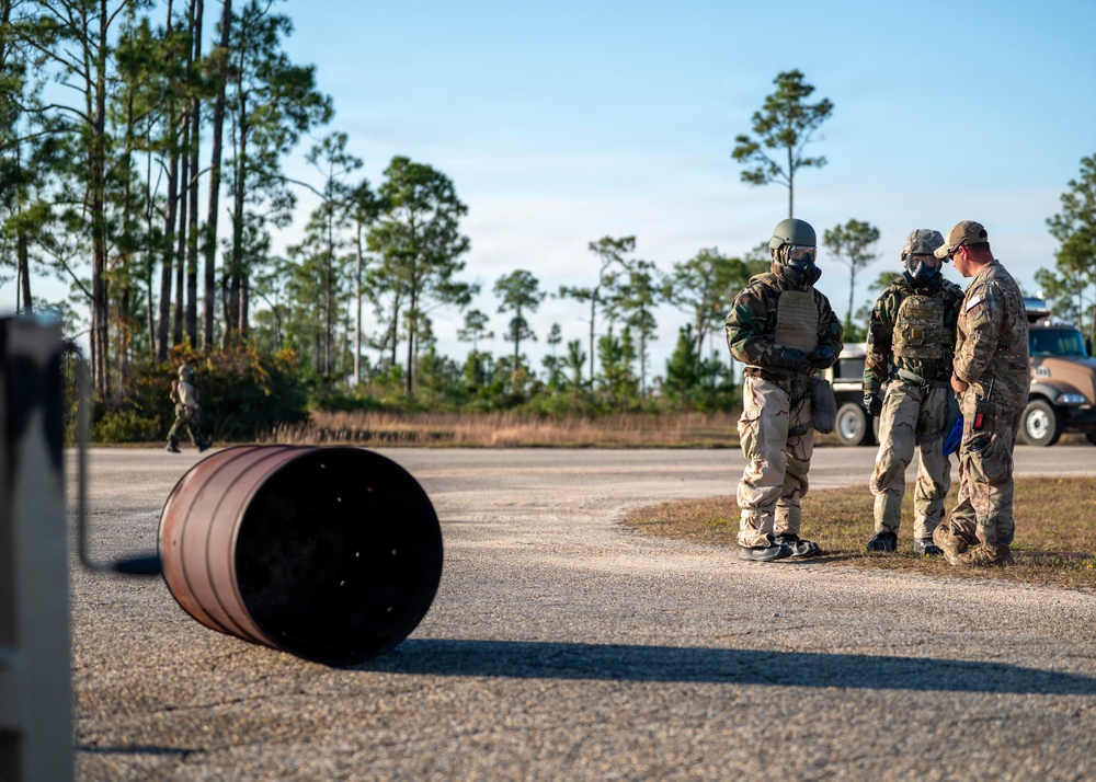 Airmen sharpen their chemical defense during Mosaic Tiger 26-1