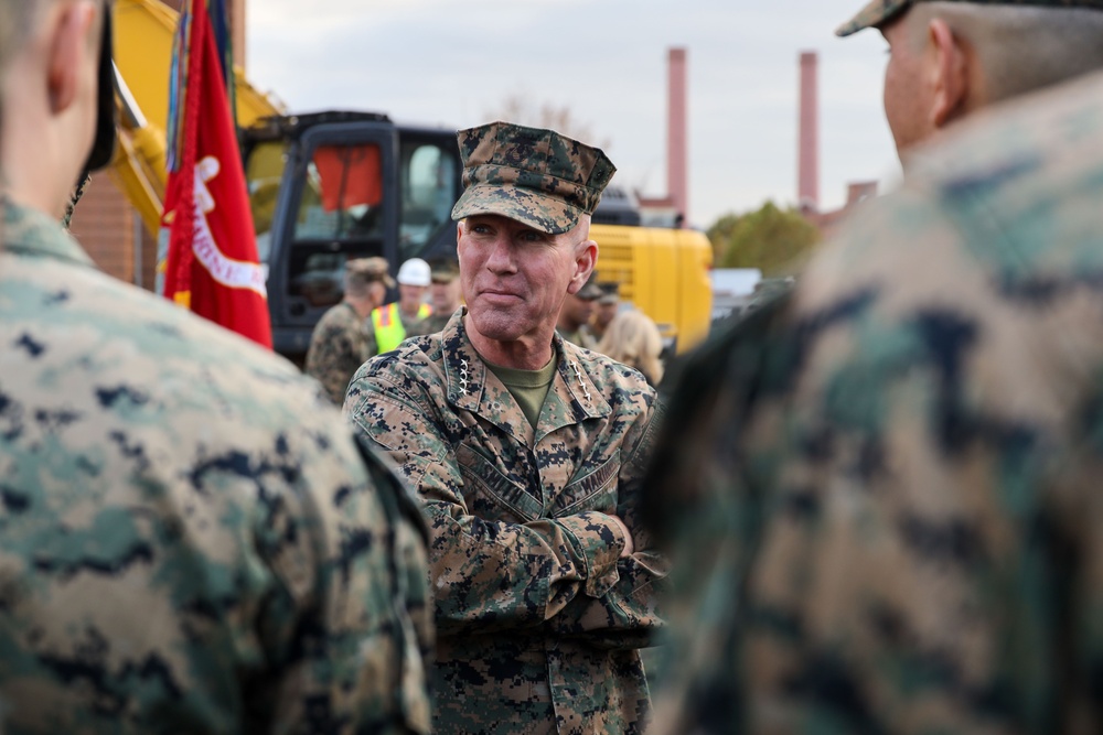 Groundbreaking Ceremony Held for Bachelor Enlisted Quarters at Marine Barracks Washington