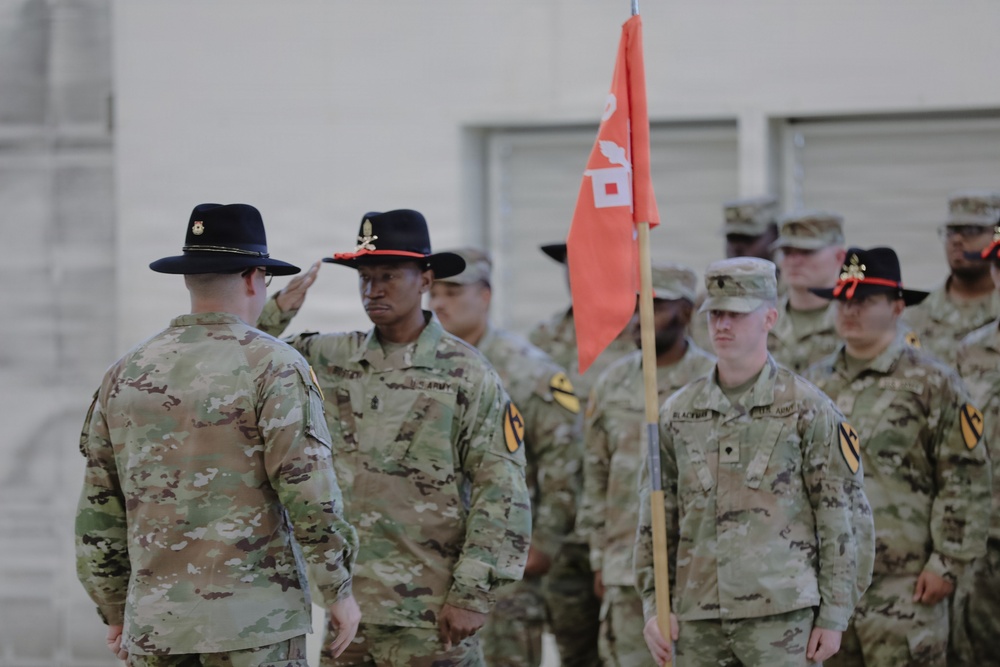 615 ASB conduct Company Change of Command