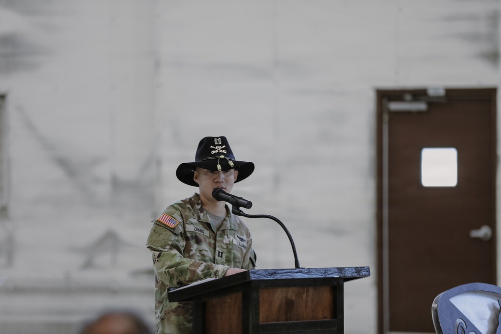 615 ASB conduct Company Change of Command