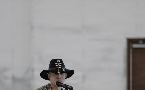 615 ASB conduct Company Change of Command