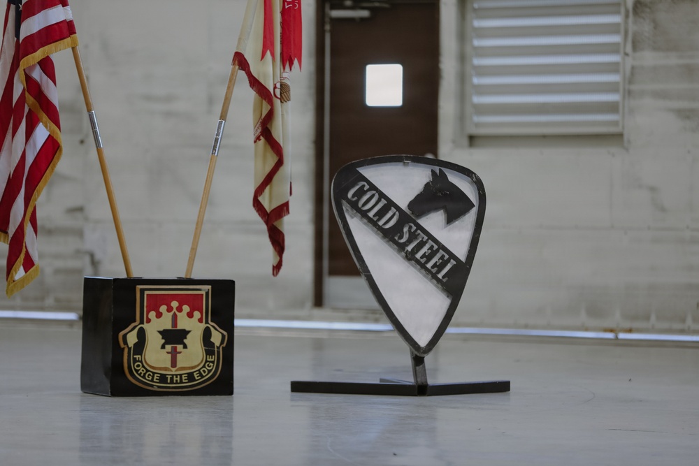 615 ASB conduct Company Change of Command