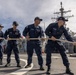 USS Mahan Departs Rota, Spain